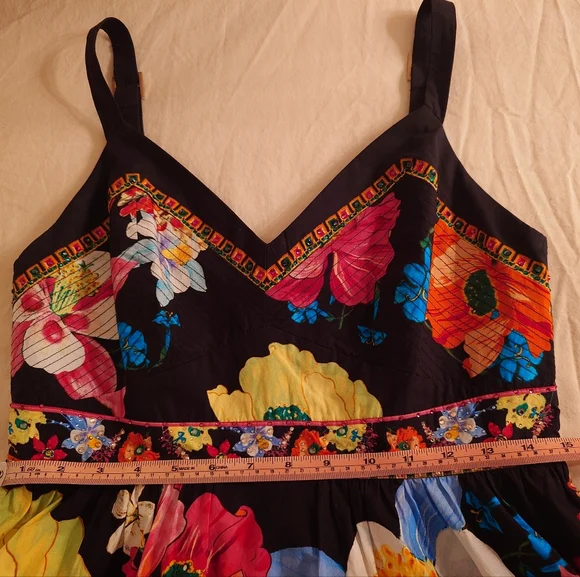 NWOT Stunning Camilla "Away With the Fairies" Floral Maxi Dress M Embellished - Picture 9 of 17